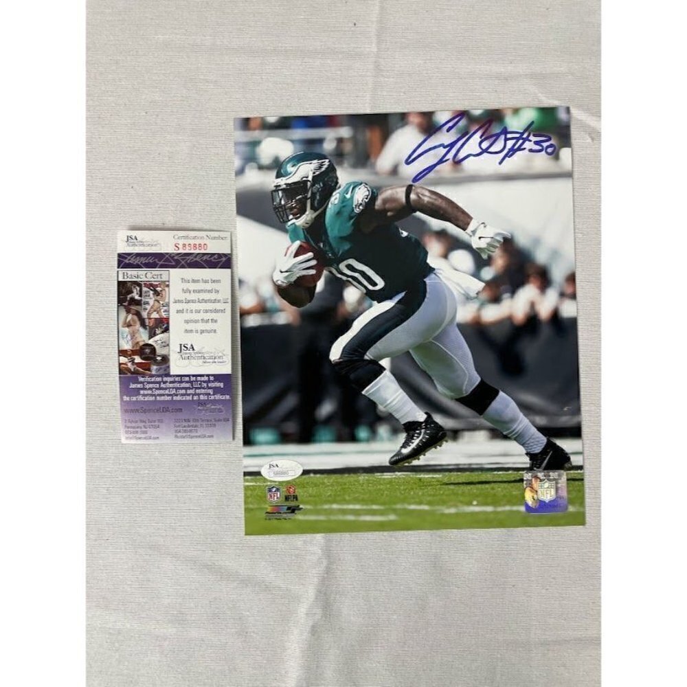 Corey Clement signed autographed Philadelphia Eagles 8x10 Photo JSA #S88880